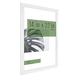 MCS Studio Gallery Frame, White Woodgrain, 14 x 22