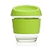 JOCO 8oz Glass Reusable Coffee Cup (Lime)
