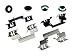 Carlson Quality Brake Parts H5797Q Disc Brake Hardware Kit