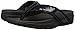 FitFlop Women's Surfa Sequin Flip Flop, Black, 6 M US