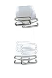 Divas Bra Straps Women's Invisible Clear Replacement Bra Straps Transparent Removable, Multiple width
