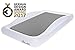 The Shrunks All-In-One Waterproof Mattress Protector Fitted Sheet for Baby Cribs and Toddler Beds Soft Natural Tencel Grey Fabric for Girls or Boys Perfect for Shrunks Toddler Travel Bed Air Mattress