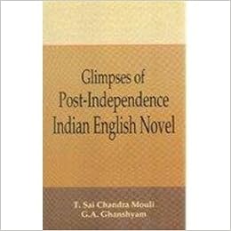Buy Glimpses Of Post Independence Indian English Novel Book - 