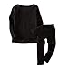 Little Kids Long Johns Thermal Underwear Set 2PC Crewneck Tops and Bottom Toddler Pajamas Warm Jammies,(1-7yrs)thumb 2