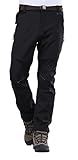 Geval Men's Windproof Softshell Fleece Ski Pants