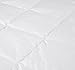 Amazon Brand – Pinzon Heavyweight Shed-Resistant White Down Comforter Blanket, Full / Queen