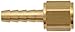 Dixon BF22 Brass Hose Fitting, Solid Insert, 1/4