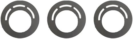 Dekafire 3 saving plates stainless steel 83 mm for bio ethanol fuel-cans accessory for ethanol fireplaces