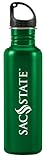 California State University, Sacramento - 24-ounce Sport Water Bottle - Green