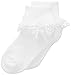 Country Kids Girls' Little Venice Lace Sock W/Pearl Streamer 1 Pr