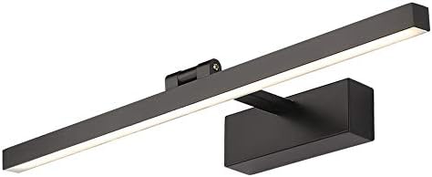 Belief Rebirth LED Mirror Front Lamp Wall Light, Metal Frame Picture Lighting, Bedroom Bathroom Makeup Light Fixture, Black Finish Vanity Cosmetic Beauty Mirror Lights [Energy Class A++]