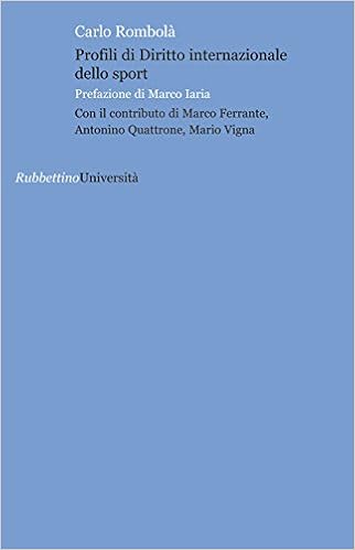 Profili di diritto internazionale dello sport Profili di diritto internazionale dello sport