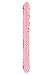 Doc Johnson Crystal Jellies - Double Dong -18 Inch - Double Sided Dildo - Pink