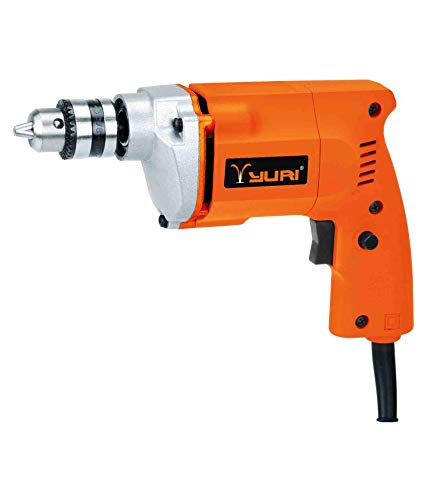 YURI Professional Power Tools Y110A 350 Watt 10mm Drill Machine with 2 Drill Sets