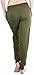 ToBeInStyle Women's Solid Print French Terry Jogger Pants (Large, Olive)