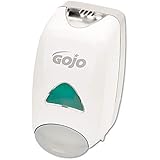 GOJO FMX-12 Push-Style Foam Soap Dispenser, Dove Grey, Dispenser for GOJO FMX-12 1250 mL Hand Soap Refills - 5150-06