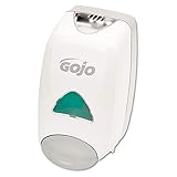GOJO FMX-12 Push-Style Foam Soap Dispenser, Dove Grey, Dispenser for GOJO FMX-12 1250 mL Hand Soap Refills - 5150-06