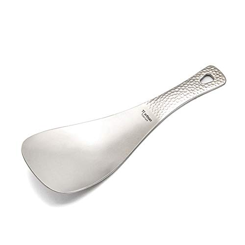 Tiartisan Rice Spoon Shovel Pure Titanium Cooking Shovel Eco-Friendly Anti-high Tempreture Outdoor Household Tableware