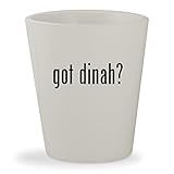 got dinah? - White Ceramic 1.5oz Shot Glass