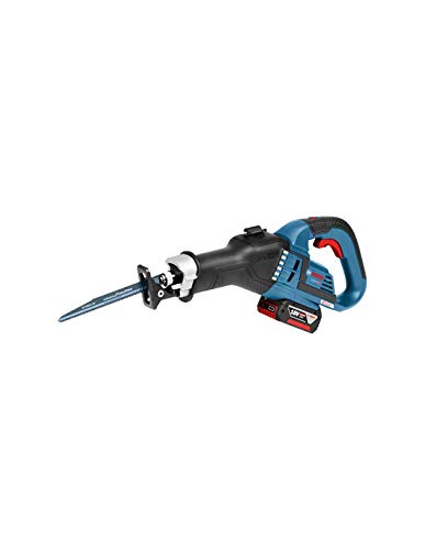 Bosch Professional 18V System Akku Säbelsäge GSA 18V-32 (inkl. 2x5.0 Ah Akku, Schnellladegerät GAL 1880 CV, im…
