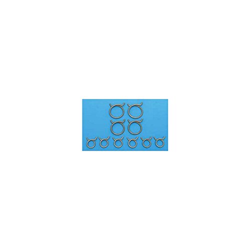 Eckler's Premier Quality Products 57-132143 Chevy Radiator & Heater Hose Clamp Set,