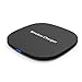 LONTEMS Fast Wireless Charger, LTS Future, Qi Wireless Charging Pad for S6Edge+, S7, S7Edge, S8, S8Plus, Note7, Note8, iPhone 8 8plus X 10 and All Qi-Enabled Devices (Black)