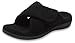 Vionic Women's Indulge Relax Slipper - Ladies Comfortable Cozy Adjustable House Slippers with Concealed Orthotic Arch Support Black 10 Medium US