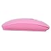HDE Ultra-Thin Wireless Mouse 2.4GHZ Ergonomic Candy Colored Optical Mouse with USB Nano Receiver and Adjustable DPI Switch (Pink)