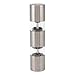 Ozeri Fresko Stainless Steel Salt and Pepper Mill and Grinder, Silver