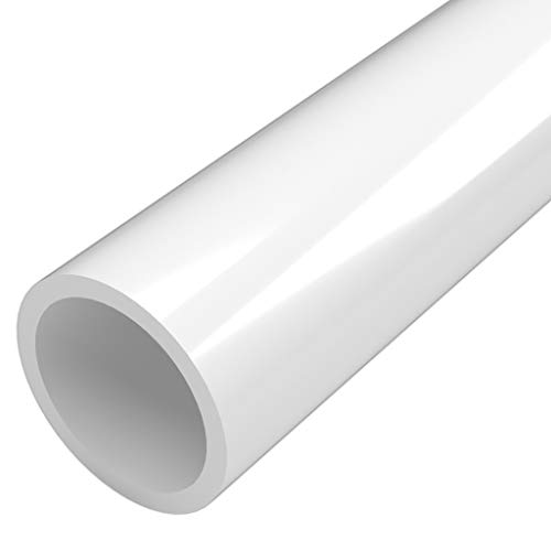 FORMUFIT P112FGPWH5 Schedule 40 PVC Pipe, Furniture Grade, 5', 11/2