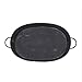 Creative Co-Op Distressed Black Tray with Handles