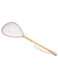 Pesca con Mosca neta de madera con Transparente Goma   Cesta Grande