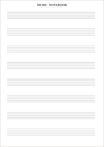 音楽ノート 5線譜 8段 左ページメモ欄付 Music Note Book たっぷり110ページ 55枚の音楽帳 見開き両面印刷 ピアノ 吹奏楽 音楽教室のための五線譜レッスンノート 楽譜 デザイン五線譜ノート プラニウムノートブックス Amazon Co Uk Books