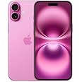 Apple iPhone 16 Plus, 256GB, Pink - AT&T (Renewed)