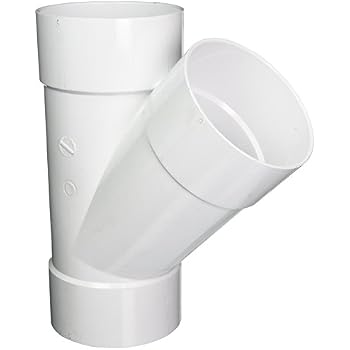 GENOVA PRODUCTS 41060 Solvent Weld Sewer and Drain Pipe Wye, 6 Inch ...