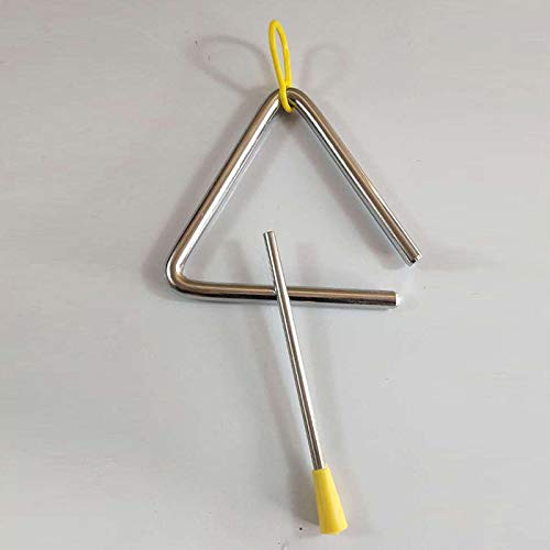 Nrpfell Hand Percussion Instrument 2 Pack Triangle-Instrument 5 Inch - Thumbnail 7