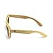 Real Solid Handmade Wooden Sunglasses for Men, Polarized Lenses with Gift Box (Bamboo)