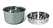 Oyama CFS-F12B 7 Cup Rice Cooker, Stainless Black