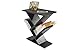 Adesso Zig-Zag Accent Table - Table Bookshelf - Storage Side Table. Home Furnishings and Decor