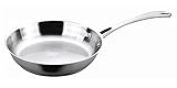 Surgical Stainless Steel Fry Pan in Silver