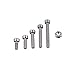 Eowpower 210Pcs M2.5 304 Stainless Steel Hex Socket Head Cap Screws Nuts Assortment Kit