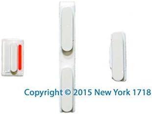 New Original WHITE iPhone 5c Power, Mute and Volume Button Set - NY1718
