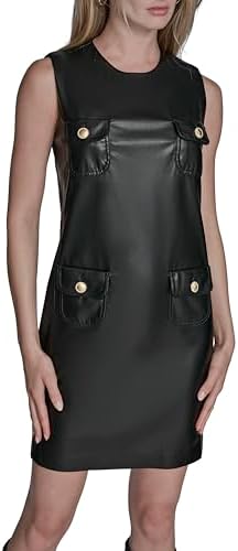 bcbgmaxazria leather dress Amazon.com: BCBGMAXAZRIA Womens Faux Leather Asymmetrical Wrap Dress Black  XS : Clothing, Shoes & Jewelry