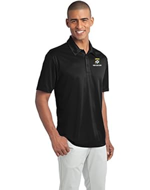 Custom Embroidered Port Authority Polo Shirts - Free Logo Setup - Pack of 5