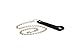 Choker Collar Leather Faux Fur Lined with Steel D Rings - comes with detachable leather leash -Great For Halloween Costume or Masquerade Party Accessory - Black