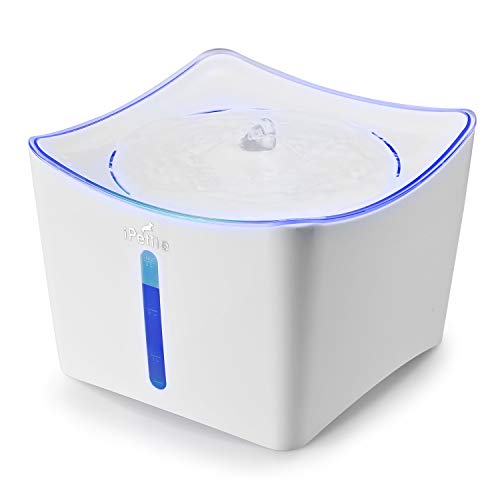 iPettie Kamino Pet Water Fountain, 101oz/3L, UltraQuiet Automatic Cat