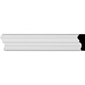 Ekena Millwork CHA01X00ST 3/4-Inch H x 3/8-Inch P x 96-Inch L Stockport Chair Rail