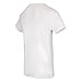 TanMeOn® Tan Through T-Shirt, Sun Through Shirt, Round Neck, Color: White, Blue and Gray (M, White)