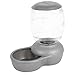 Petmate Replendish Feeder with Automatic Cat and Dog Feeder Grey, Made in USA
