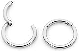1 Pair Stainless Steel 15/32